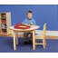 Table d'écriture en bois pour enfants