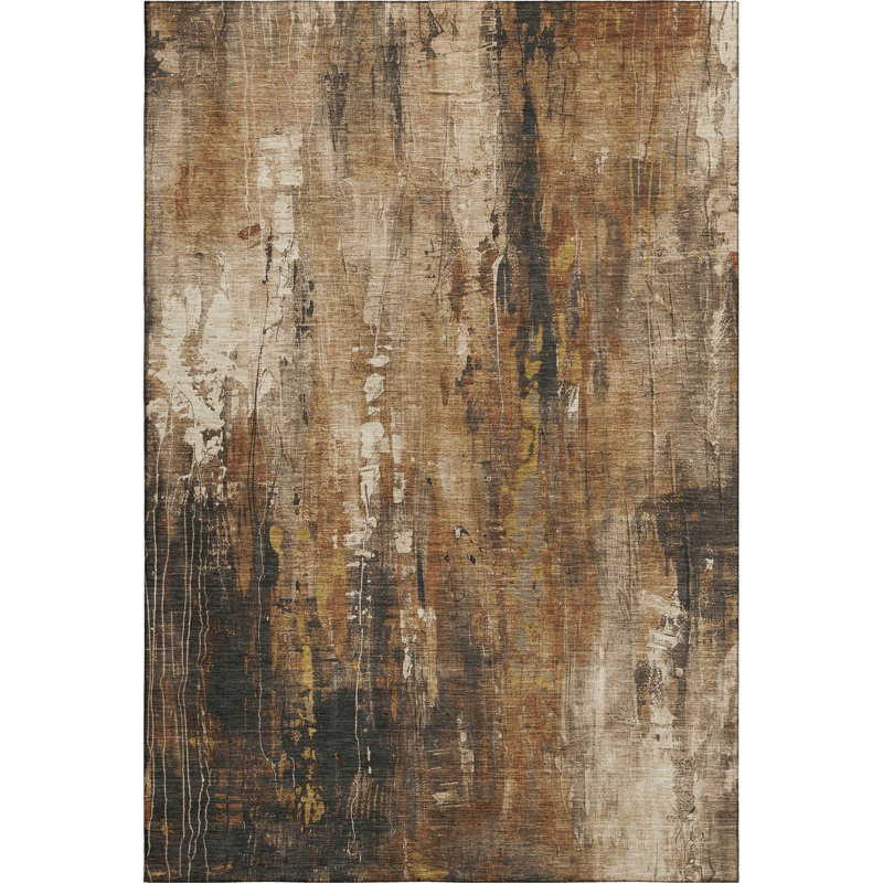 Premium Machine Washable Strinko AMF1683 Modern Rug, Rectangle 10' x 14'