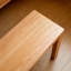 Banc de table en bois de chêne naturel pour salle à manger-316855998