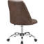 Fauteuil ajustable pour bureau brun