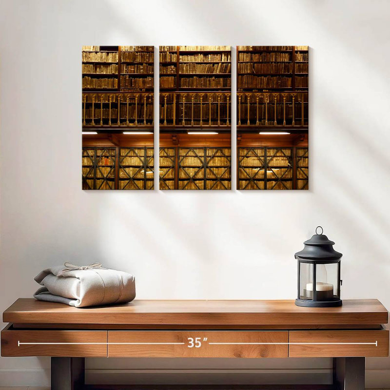 Library, 42" H x 65" W