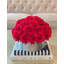 Arrangement de roses Real Touch dans un contenant en métal-136070096