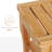 Stylish Bamboo Shower Bench with Practical Storage and Stable Structure