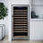 EdgeStar Single Zone 28.44'' Built-In 111 Bottle Wine Refrigerator with Reversible Door