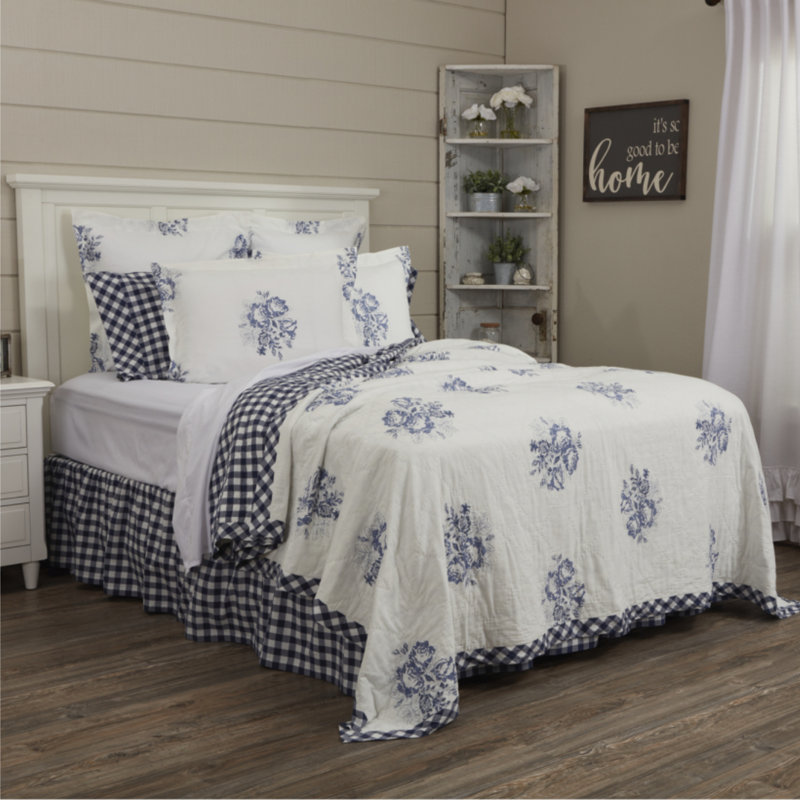 Lydia Blue King Quilt