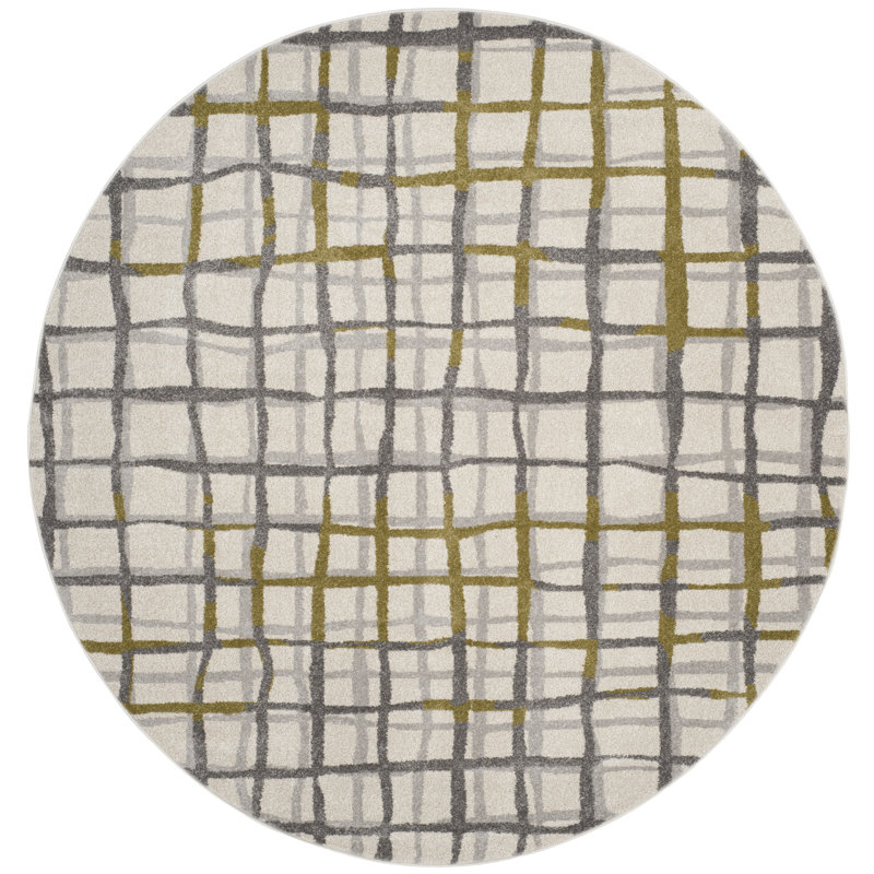Seto Performance Abstract Rug, Round 7'
