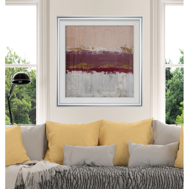 «Springtime in Sedona III», reproduction d'art, H 27 po x l 27 po x P 1,5 po, Encadrement argenté