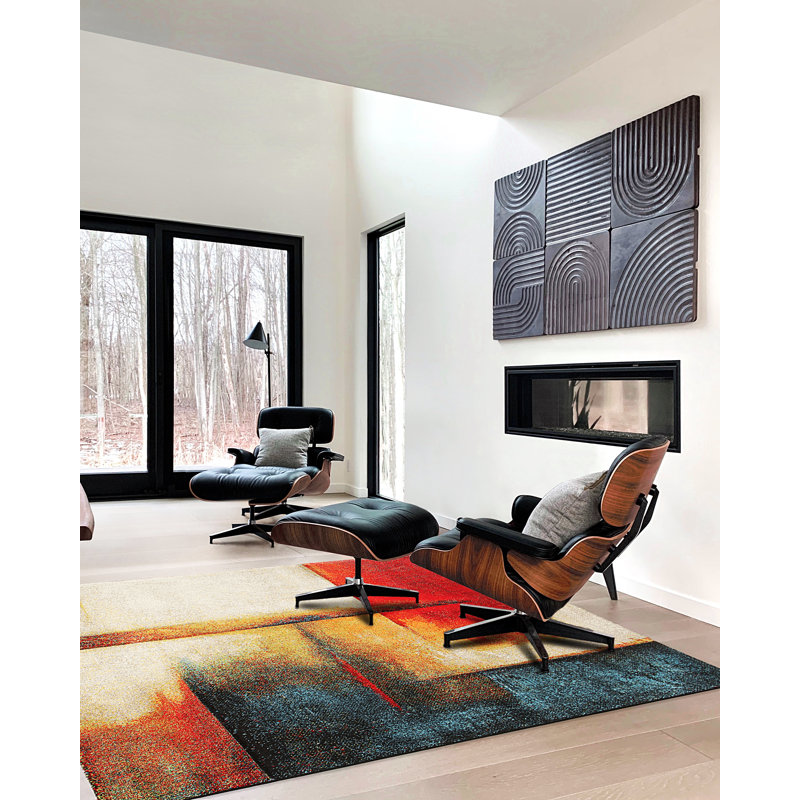 Decoste Geometric Area Rug, Rectangle 200 x 290cm