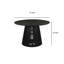 Hawkins 47" Mango Solid Wood Pedestal Dining Table