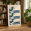 Great Wave Triptych Japandi - Wrapped Canvas-680982415-680982401