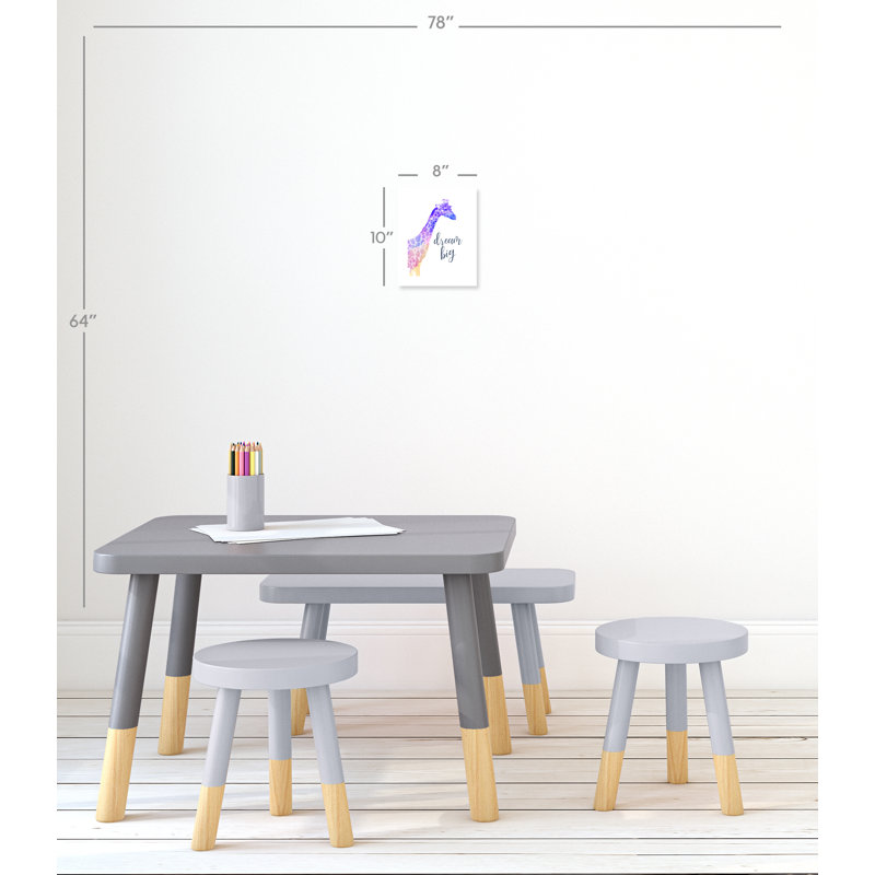 Impression sur papier Rolled Dream Big, H 10 po x l 8 po x P 1 po