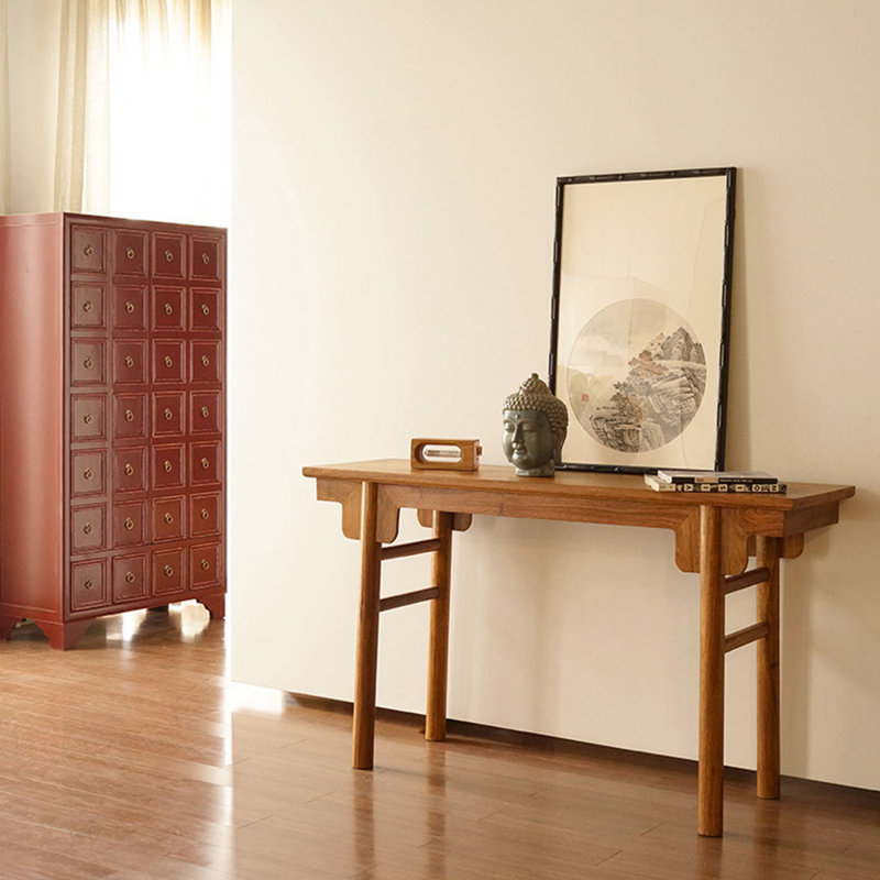 Console en bois massif de style moderne