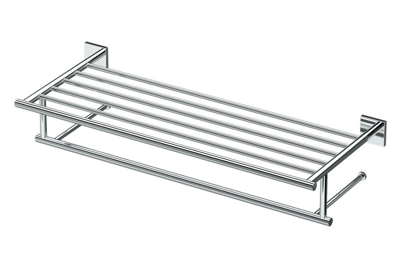 Porte-serviettes mural L 24 po Elevate, Chrome