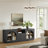 70" TV stand with arched glass doors; storage TV cabinet with drawers and cabinets; Media Console and Entertainment Center-1657899358