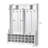 ON-TREND Modern Style Multiple Functions Hallway Coat Rack with Metal Black Hooks, Entryway Bench 60" Wide Hall Tree with Ample Storage Space and 24 Shoe Cubbies , White