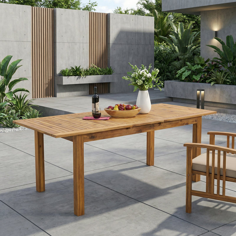 Table de salle à manger extensible Modern Natural