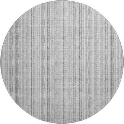 Premium Machine Washable Prisco Silver Rug