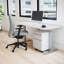 Bureau à hauteur réglable avec rangement REVOH-896557301-896557297