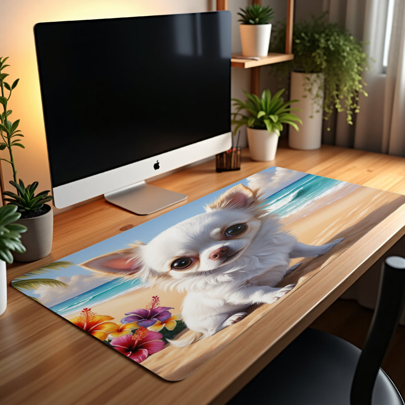 Polyester Desk Pad, 31.5x15.5