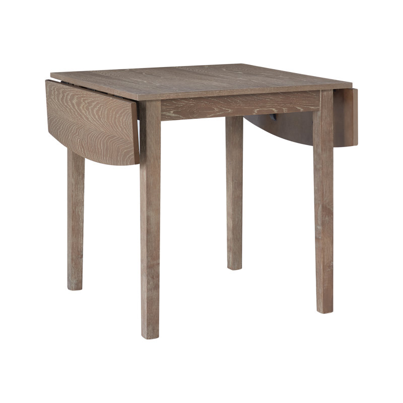 Fairbairn Aitana Square Drop Leaf Table, Gray Wash