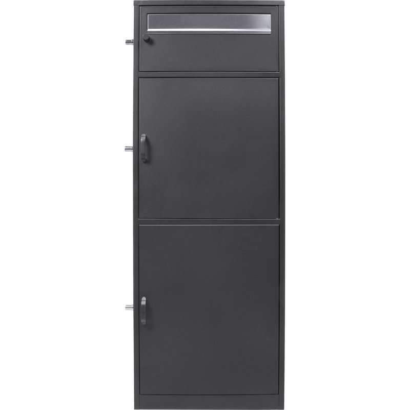 MPCB-100 Three Compartment Locking Mail and Parcel Box with Package Compartments