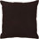 Wool & Cotton Blend Removable Cover Pillow Throw Authentic Handmade Square Polyester Fill Gray Non-Reversible Textured Solid With Gray Cotton Backing