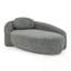 Chaise longue avec accoudoirs latéraux et coussin-729261450