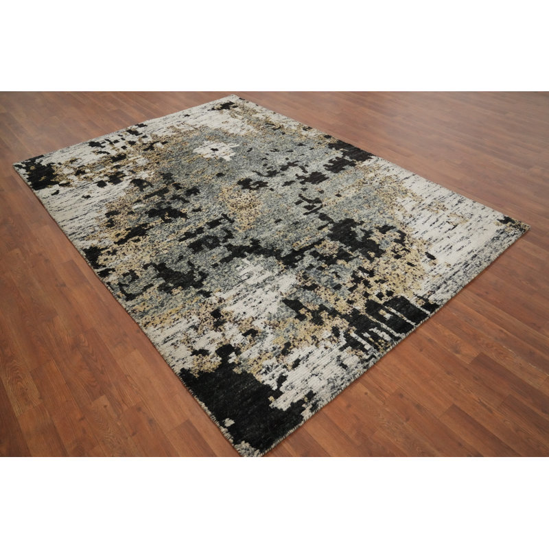 Modern Abstract Living Room Area Rug 6x8