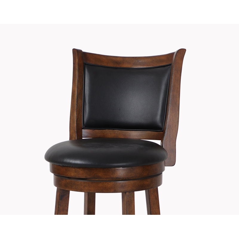 Jeven Swivel Upholstered Counter Stool, Counter Stool (24" Seat Height)