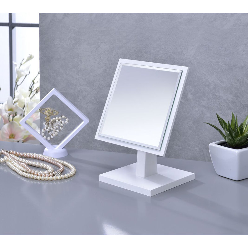 Miroir de maquillage / rasage Balbuena, Blanc