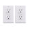 Tamper Resistant 1875 W Duplex Rotating Outlet with USB Port