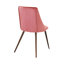 Chaise d'appoint rembourrée en velours Shiley