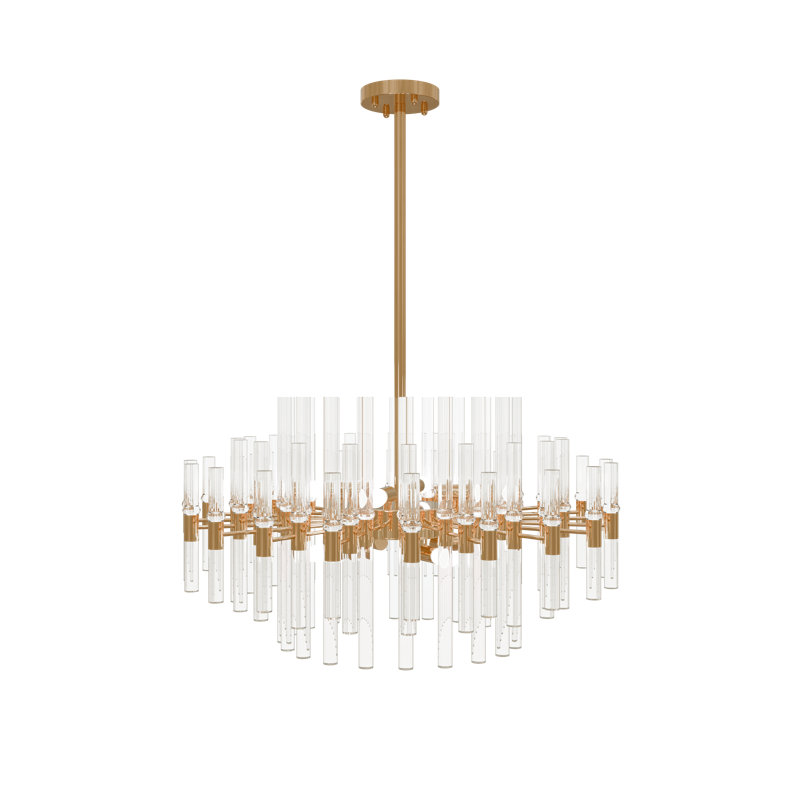Mcguire Crystal Chandelier, 35cm H x 80cm W x 45cm D, 16