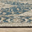 Tapis oriental intérieur gris 2 pi x 8 pi résistant aux taches