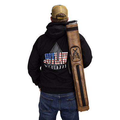 Outlaw OLH22 2x2 Stitched Guns Hard Pool Cue Case
