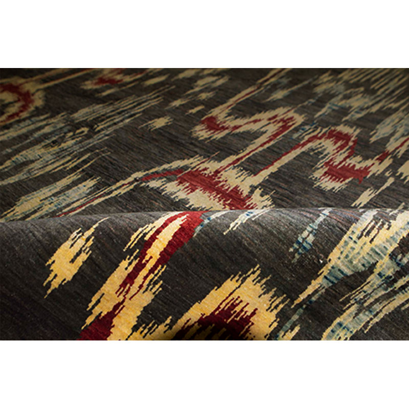 Wool Abstract Area Rug, Rectangle 8' x 9'11"