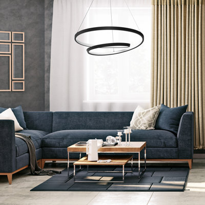 Brynesha 1 - Light LED Geometric Pendant