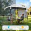 Pavillon escamotable de 8 pi L 8 pi. Auvent en acier D Adventure-93808364