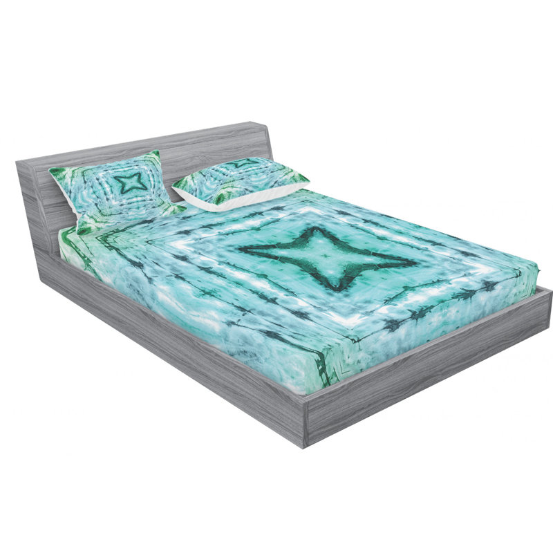 Microfiber Sheet Set, Queen Sheet Set + Fitted Sheet + 2 Pillowcases