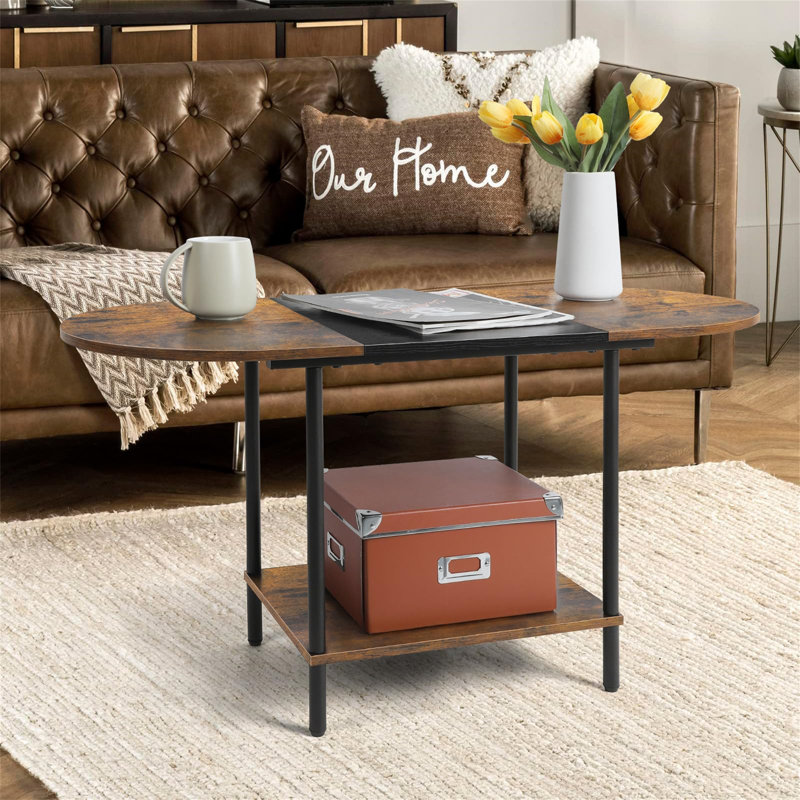 Beeke End Table, Brown/Black