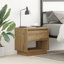 45cm W Manufactured Wood Bedside Table