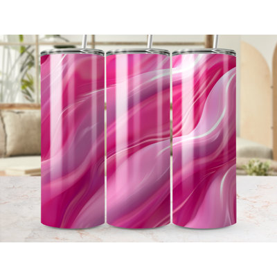 Choose Handmade Tumblers 591 mL Vacuum Insulated Stainless Steel (18/8) Travel Tumbler with Straw