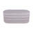 Velvet Ottoman Bench With Storage, Taupe