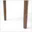Ensemble de table de salle à manger 5 pièces avec une table à structure en bois massif et 4 chaises rembourrées pour la salle à manger (noyer)-1239331951