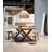 Solid + Manufactured Wood Accent Stool