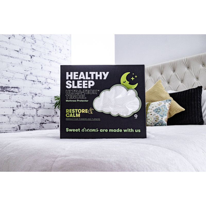 Healthy Sleep Ultra-Tech with Tencel Mattress Protector, Split California King