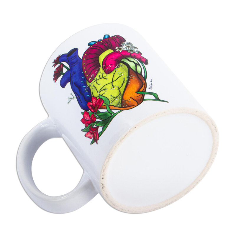 Lark Manor™ Handmade Heart Ceramic Mug