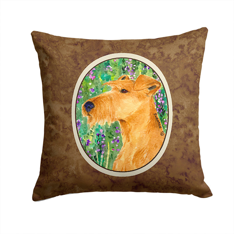 Coussin décoratif intérieur/extérieur irish terrier