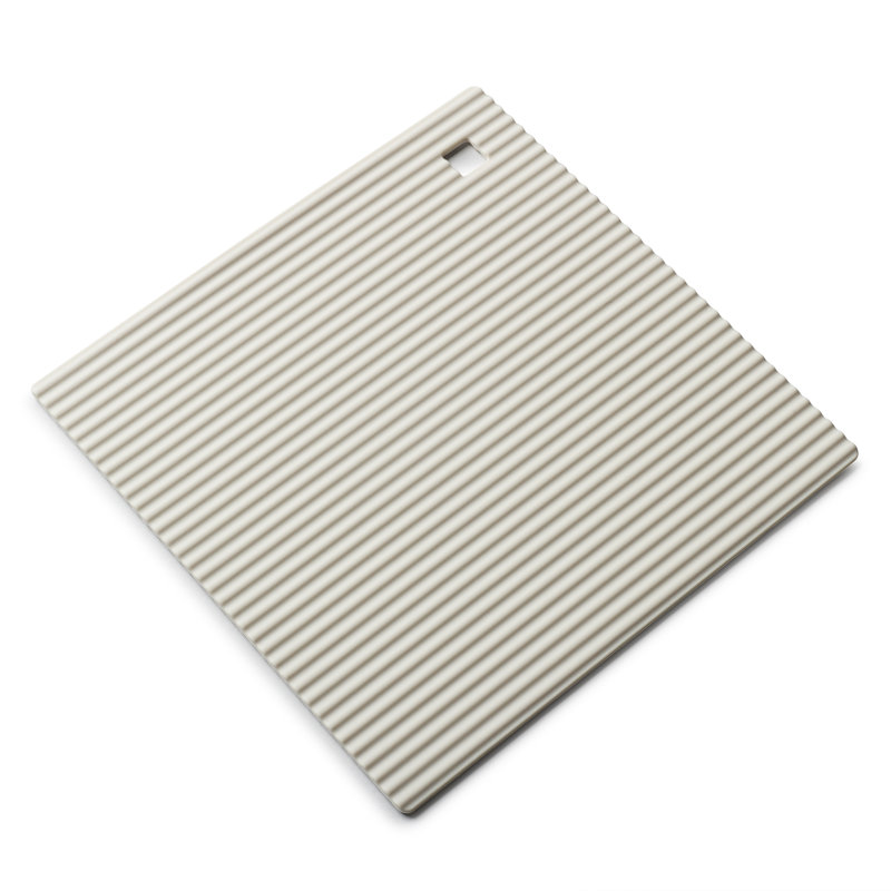 Silicone 2 Piece Trivet Set, Cream