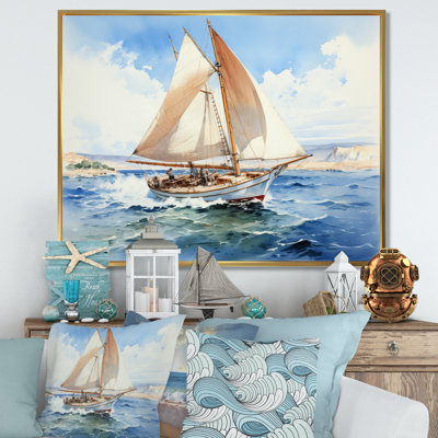 " Sailboat In The Wind III "